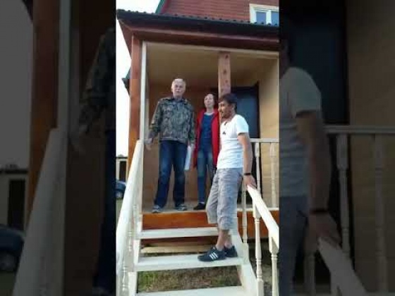 Embedded thumbnail for Каркасный дом 6х6м Тульская область,Ясногорский район, деревня Вележево